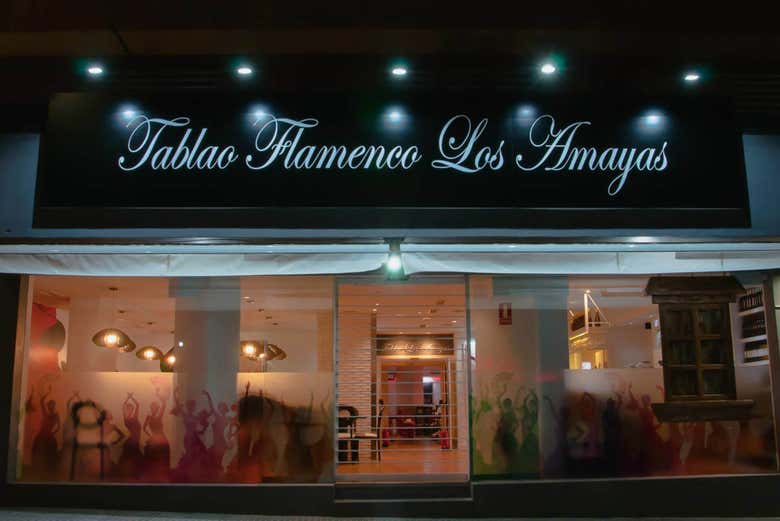 Entrada del tablao Los Amayas