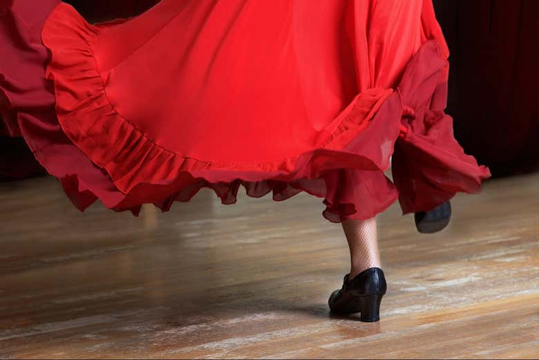 Sapateando sobre o cenário