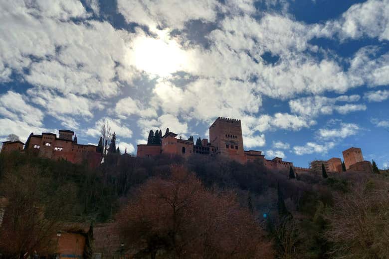 Alhambra dal paseo de los tristes