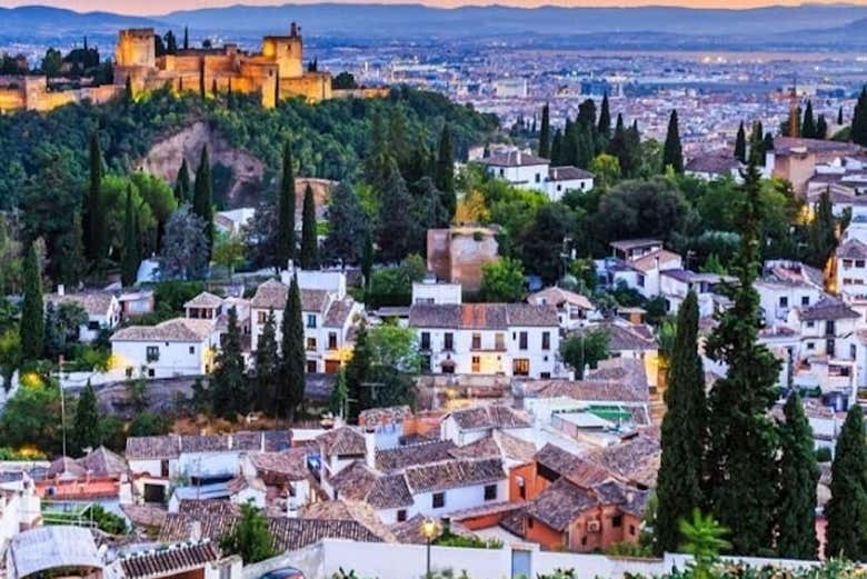 Vue depuis le mirador de l'Albaicín