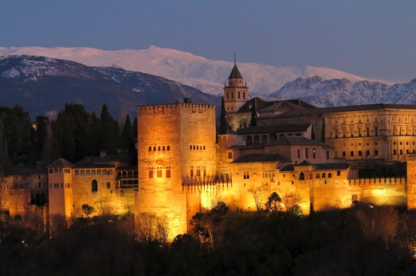 Tour serale dell'Alhambra e dei Palacios Nazaríes