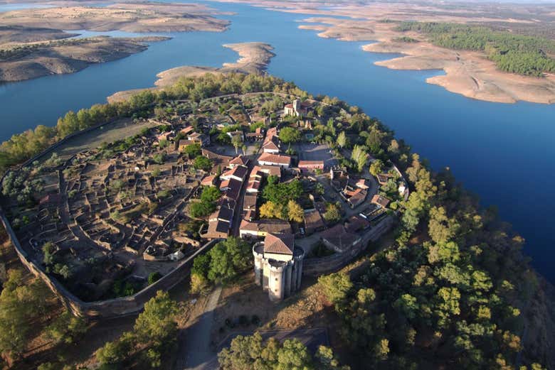 Granadilla y el embalse de Gabriel y Galán
