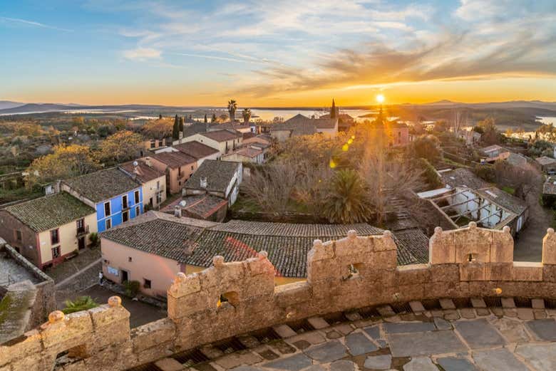 Vistas desde el castillo de Alba