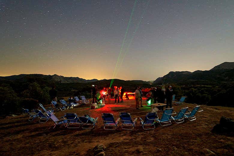 Observation d'étoiles à Grazalema