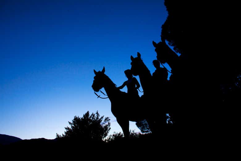 Cai a noite na Serra de Grazalema
