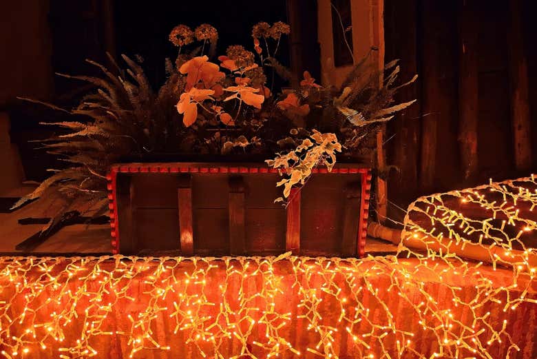 Decorações natalinas em Guadalupe