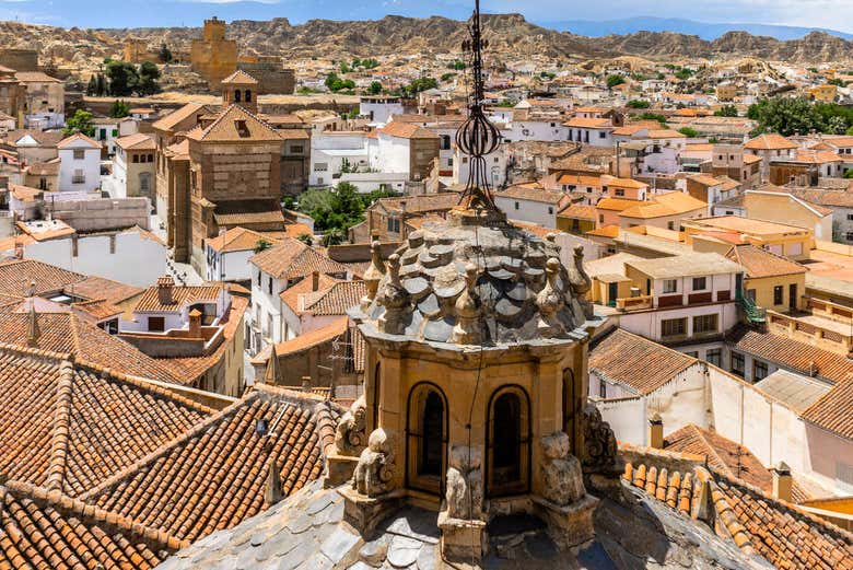 Vista panoramica di Guadix