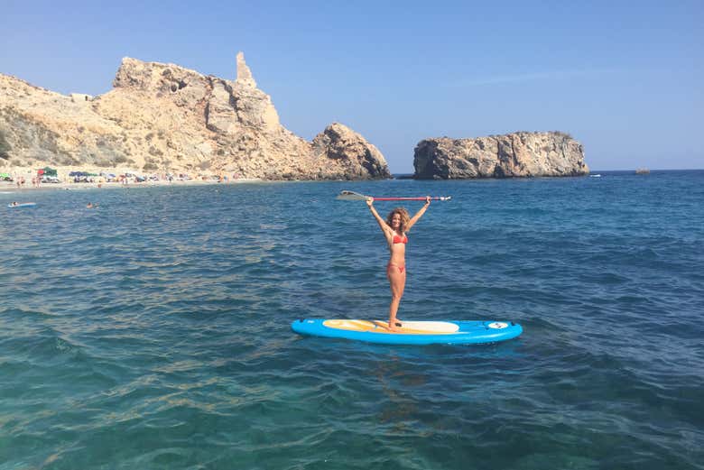Conquistaréis con el paddle surf la playa de La Rijana