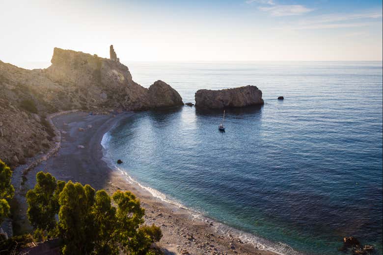 Vista de la playa de La Rijana