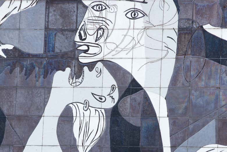 Observez les principales scènes de la fresque