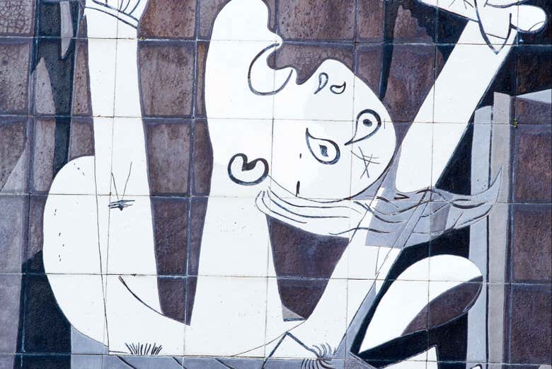 Détails de la peinture murale