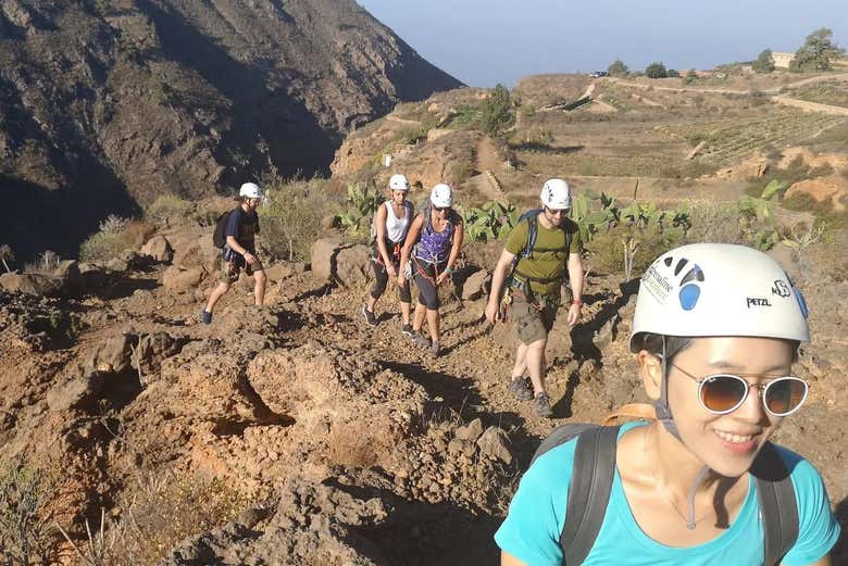 Torrentismo nel sud di Tenerife