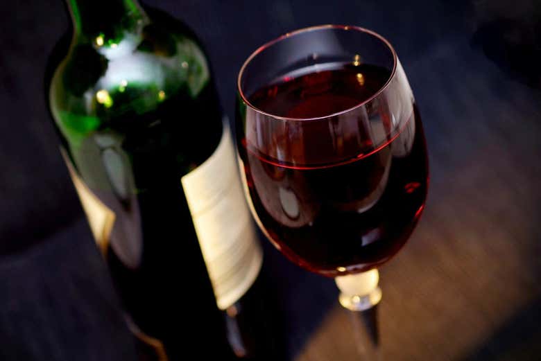 Copa de vino tinto