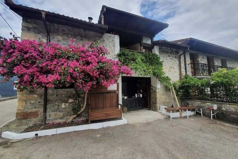 Realizaremos a degustação em uma bela casa rural