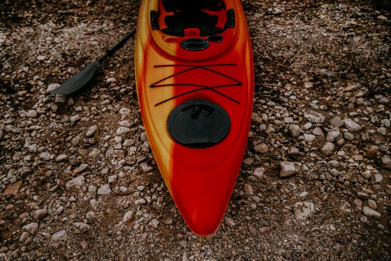 Our kayak that we'll sail