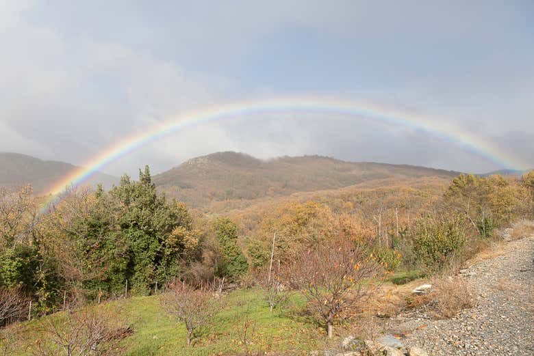 Bellos colores del valle del Ambroz
