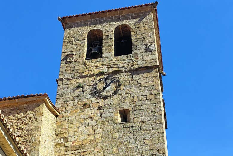 Castillo e iglesia de Hervás