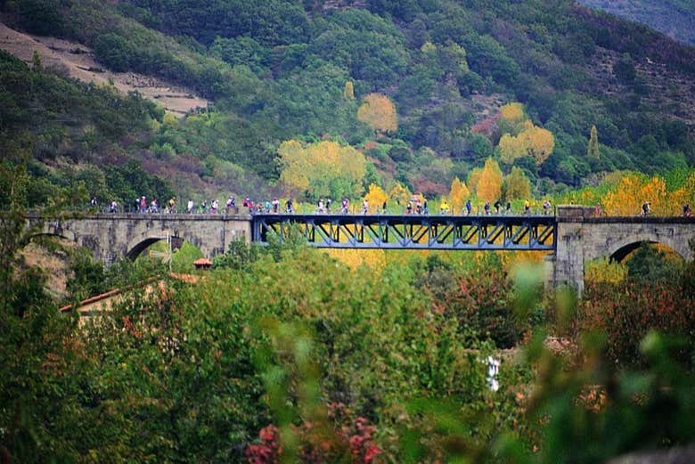 Ponte de ferro de de Hervás