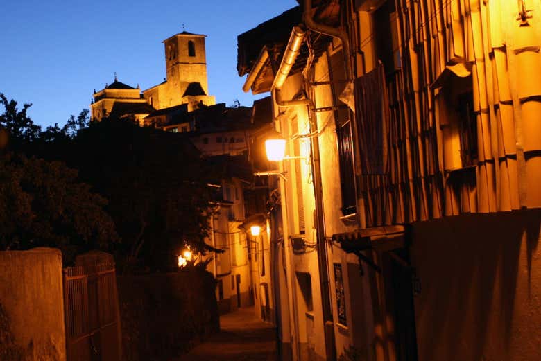 Desfrutando da rota noturna por Hervás