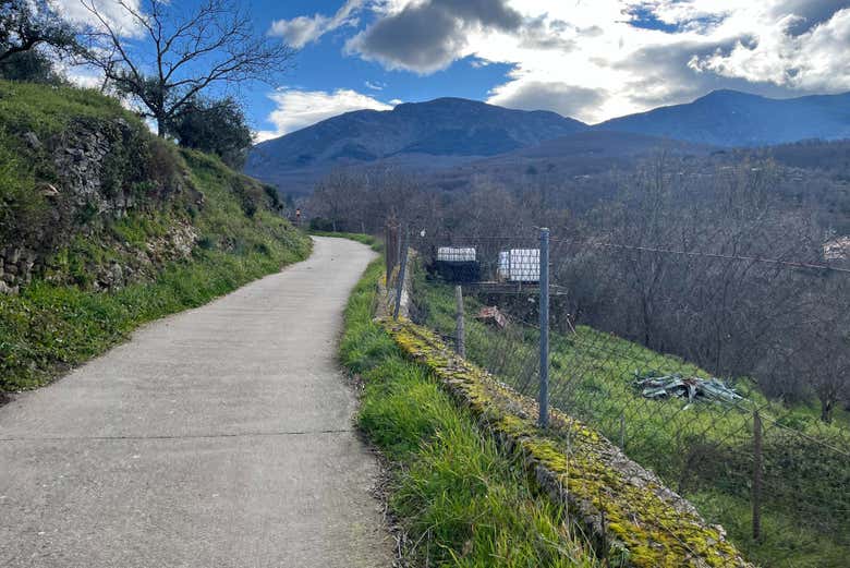 Um dos caminhos da rota