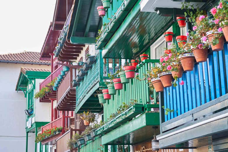 Casas típicas de los pescadores