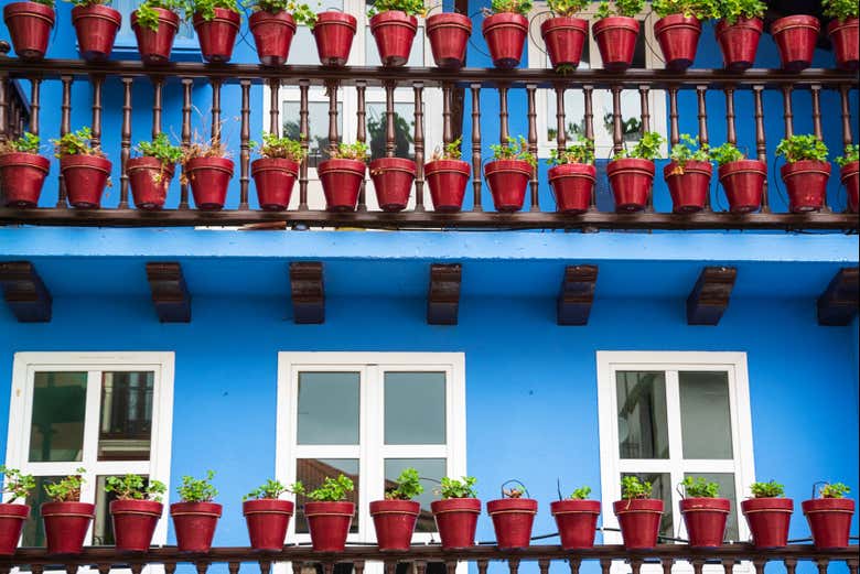 Les façades colorées de Hondarribia