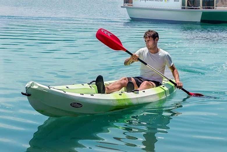 Experiencia en kayak por el embalse del Tranco