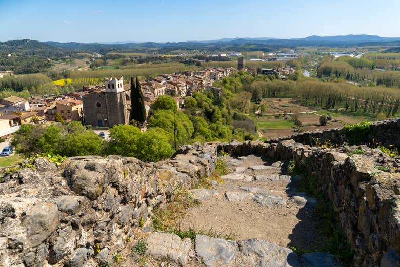 Estrada do Castelo de Hostalric
