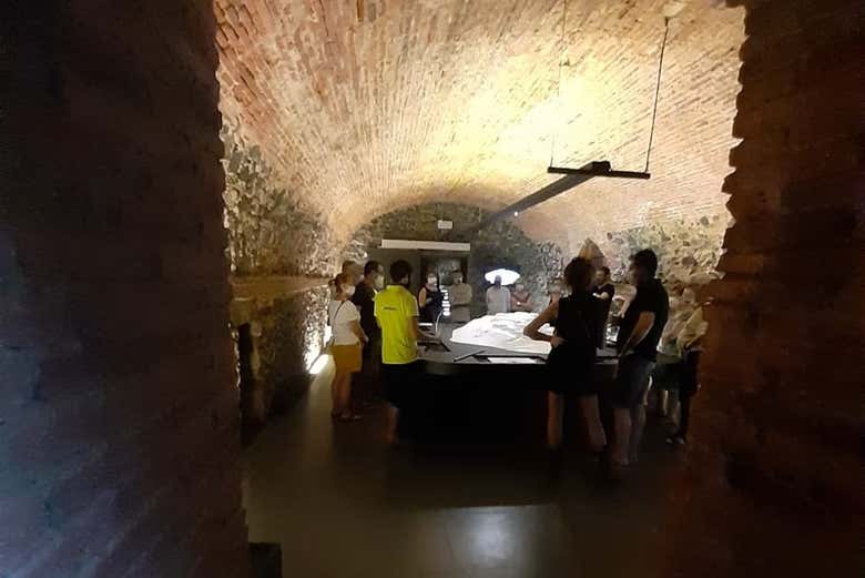Explorando o interior do castelo