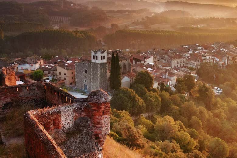 Um dia de outono no Castelo de Hostalric