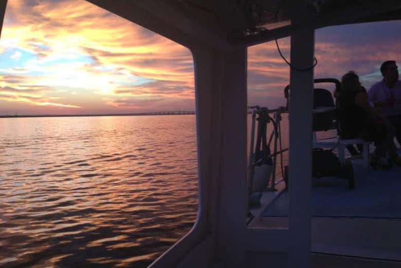 Interior del barco