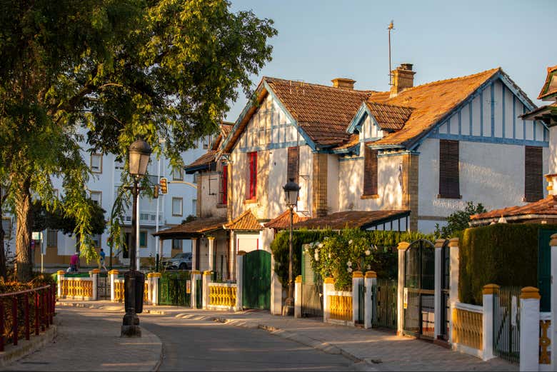 Typical houses in Huelva
