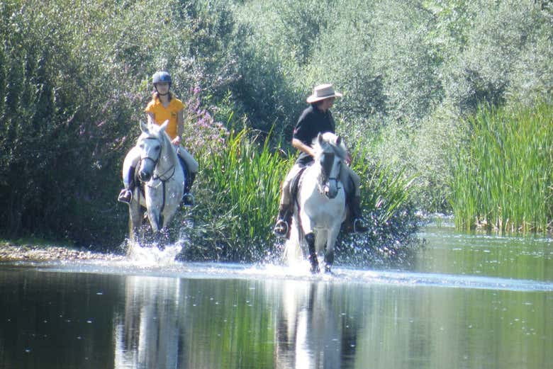 Rota a cavalo pelo Tormes, em Huerta