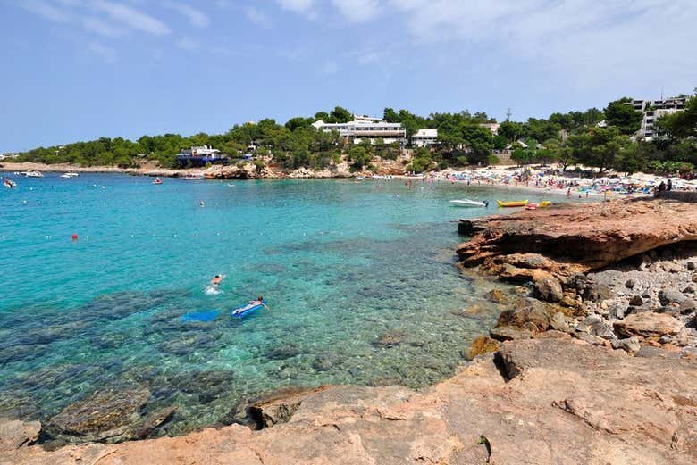 Exploring the coves in the north of the island