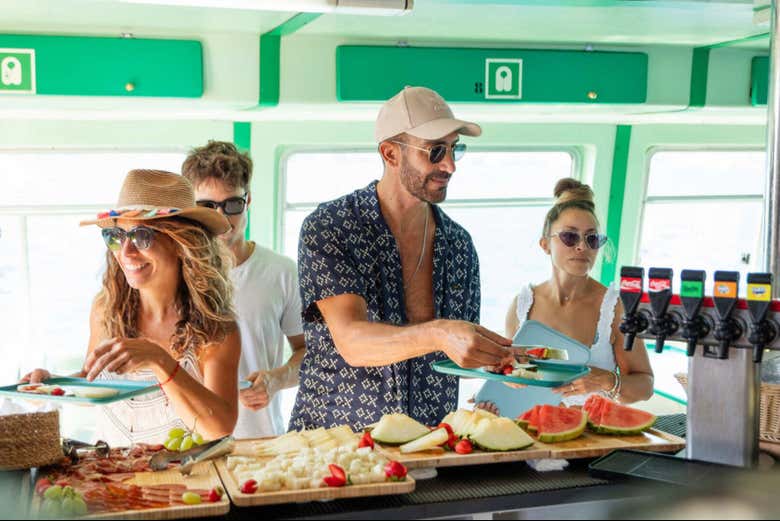 Catering service included on board