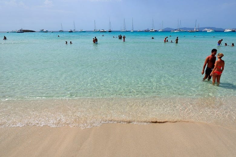 Illetas, the best beach in the Mediterranean