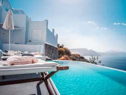 Hotel with sea views