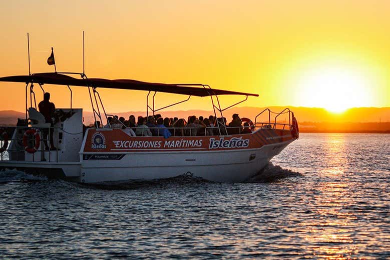 Puesta de sol en Isla Cristina
