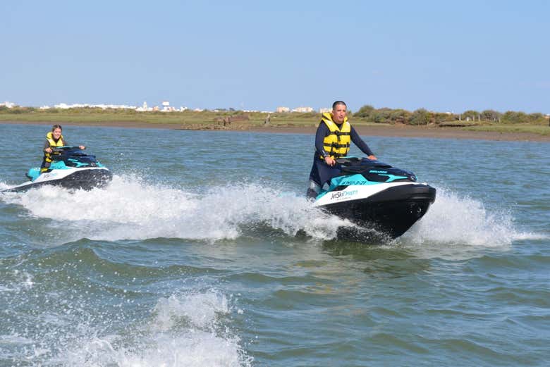 An unforgettable jet ski ride