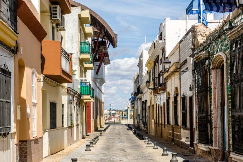 Rues près du port d'Isla Cristina
