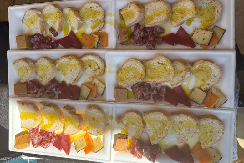 Tapas para acompañar el maridaje del vino
