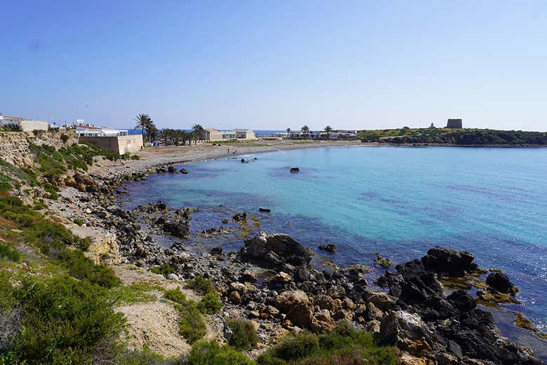 Vistas del mar desde Tabarca