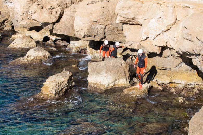 Coasteering por Isla Plana