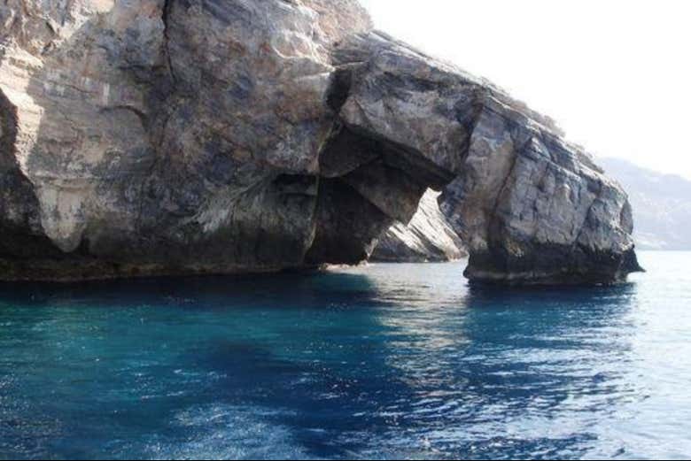 Formaciones rocosas de la Reserva Marina de Cabo Tiñoso