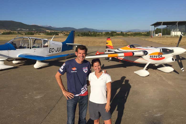 Avionetas en Jaca