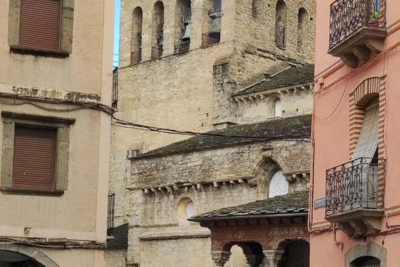 Edificios medievales en la Plaza de la Catedral