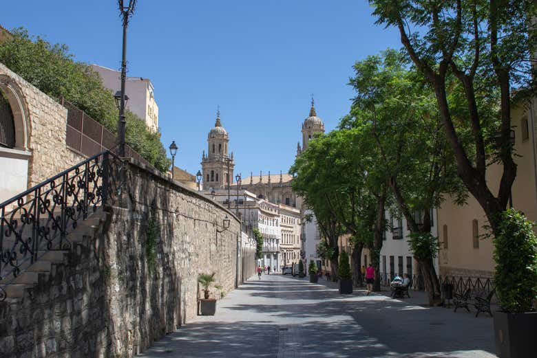 Percorrendo il centro di Jaén