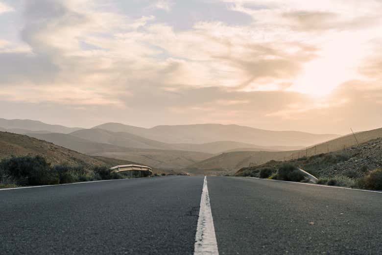Roads on the Jandía peninsula