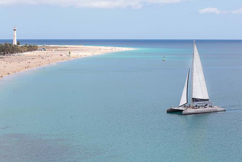 Explorando el sur de Fuerteventura en Catamará