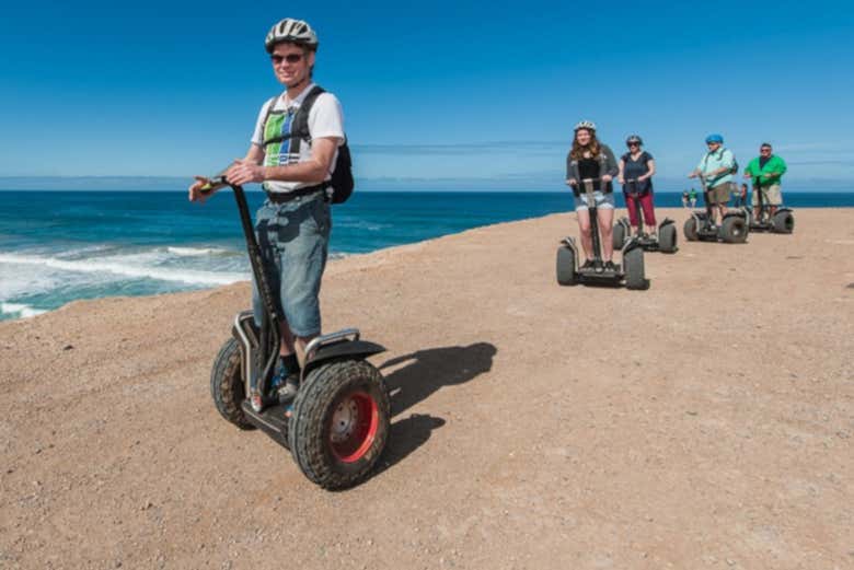 Disfrutando del tour en segway